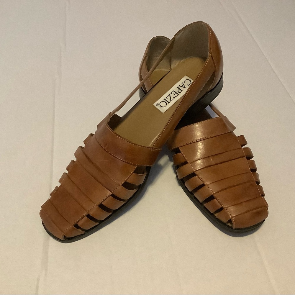 Capezio brown shoes leather size 11M